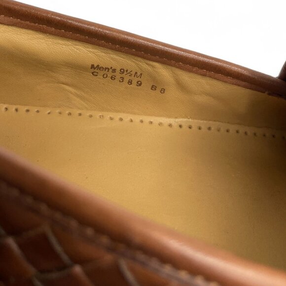 Cole Haan Brown Basket Weave Loafer Leather Dress Shoes Men's 9.5 M - Picture 11 of 11